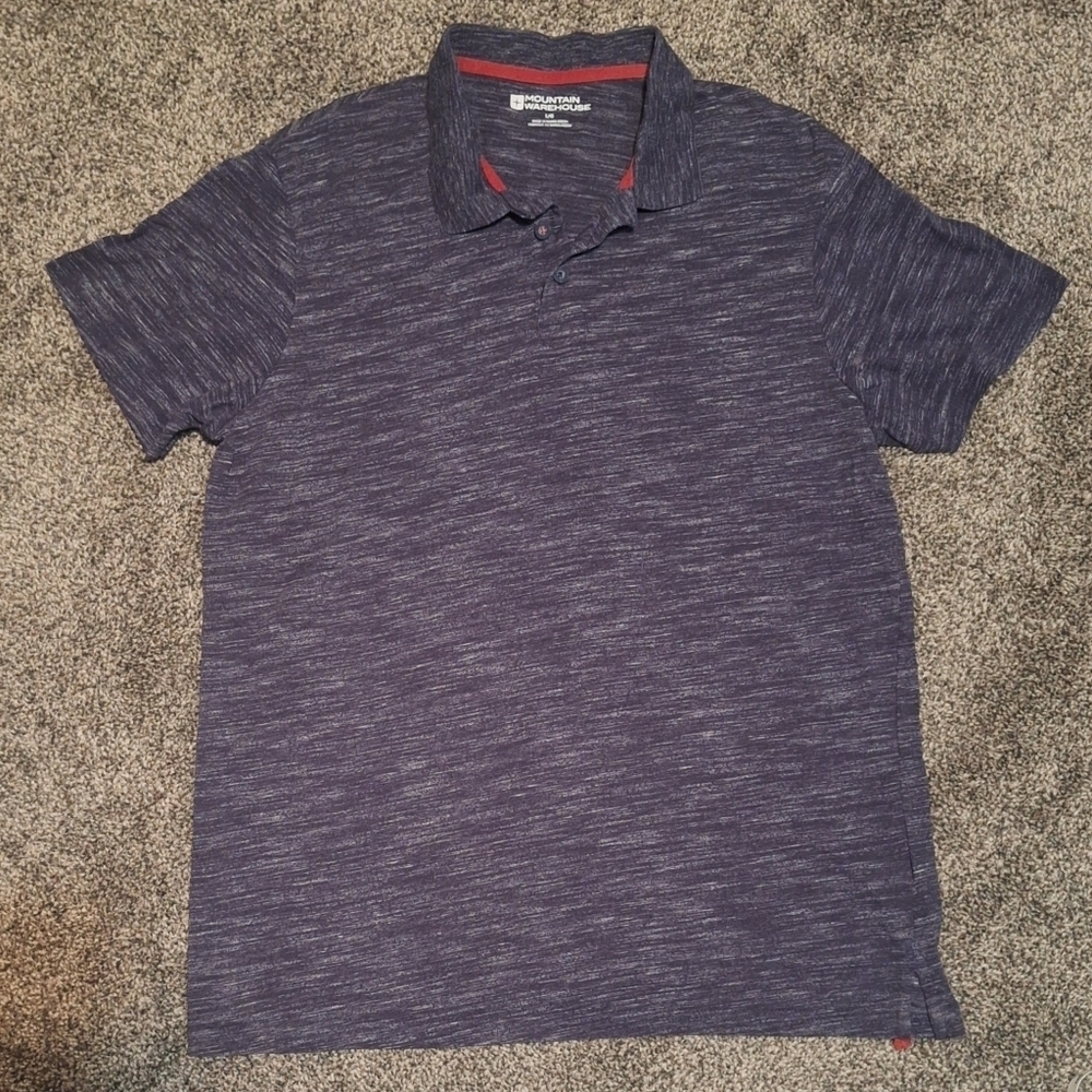 Lrg Blue Polo Shirt